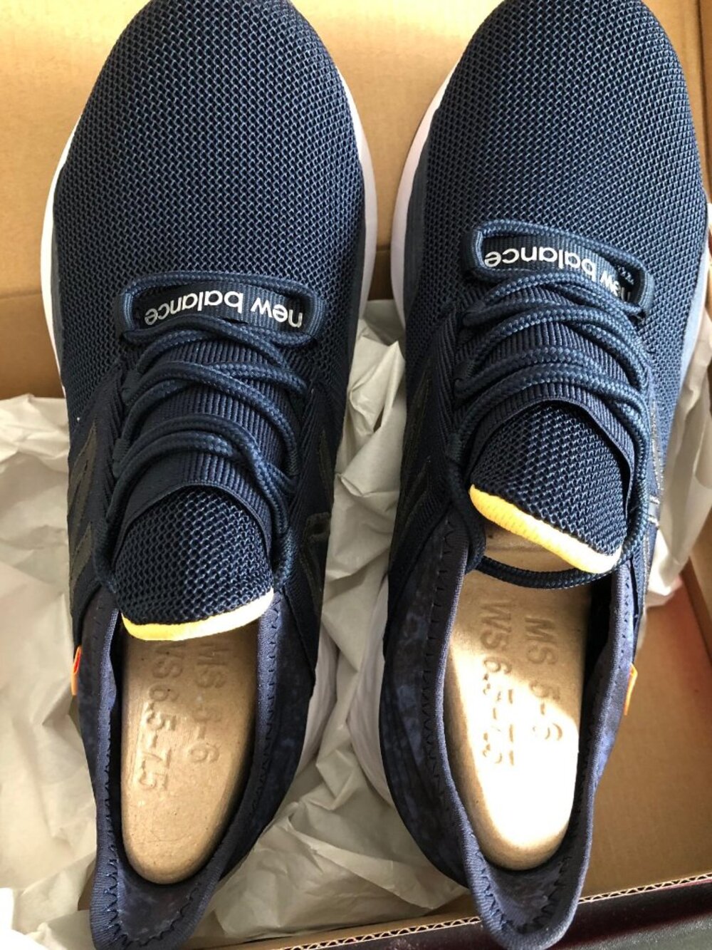 NEW BALANCE FRESH FOAM ROAV SNEAKERS, SIZE 7 D WIDE, WROAVPB1, NEW IN BOX
